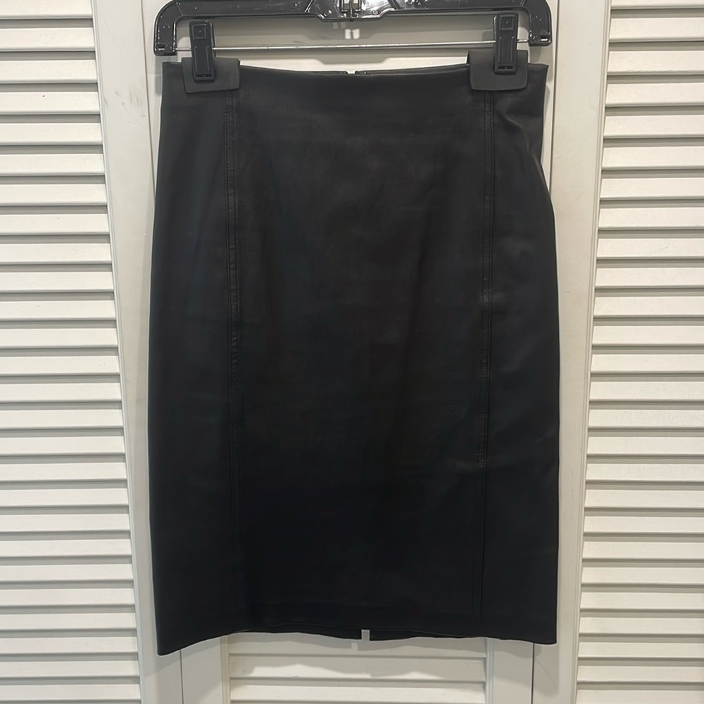 Vince leather skirt